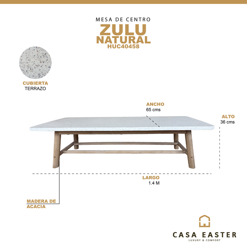 Load image into Gallery viewer, Zulu Coffee Table 1.4 M Natural Color - HUC40458
