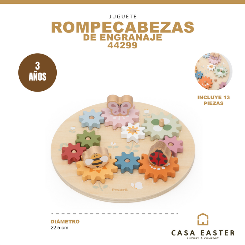 Cargue la imagen en el visor de la galería, Juguete rompecabezas de engranaje - 44299
