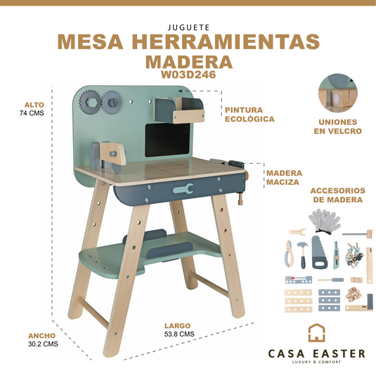 Juego de mesa de herraminetas para niños - W03D246