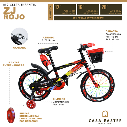 Bicicleta infantil ZJ de 20