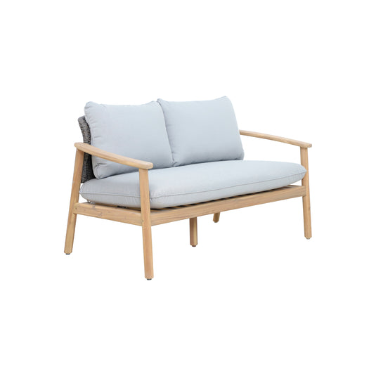 Set Freeport 2+1 en madera color natural + mesa bistro Eloise 45x45 - FREE-ELO