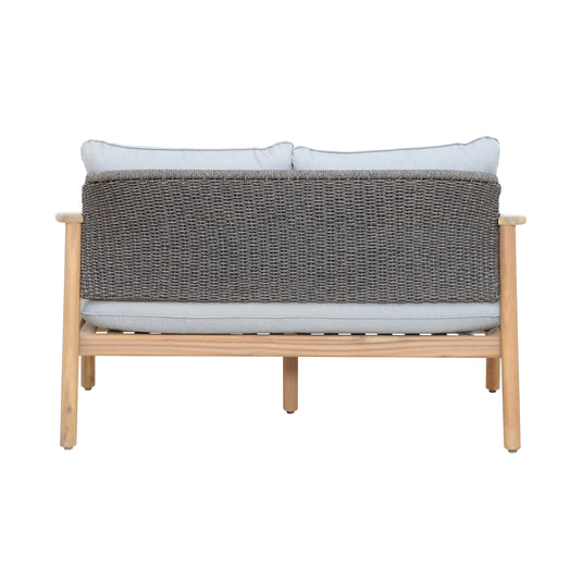 Set Freeport 2+1 en madera color natural + mesa bistro Eloise 45x45 - FREE-ELO