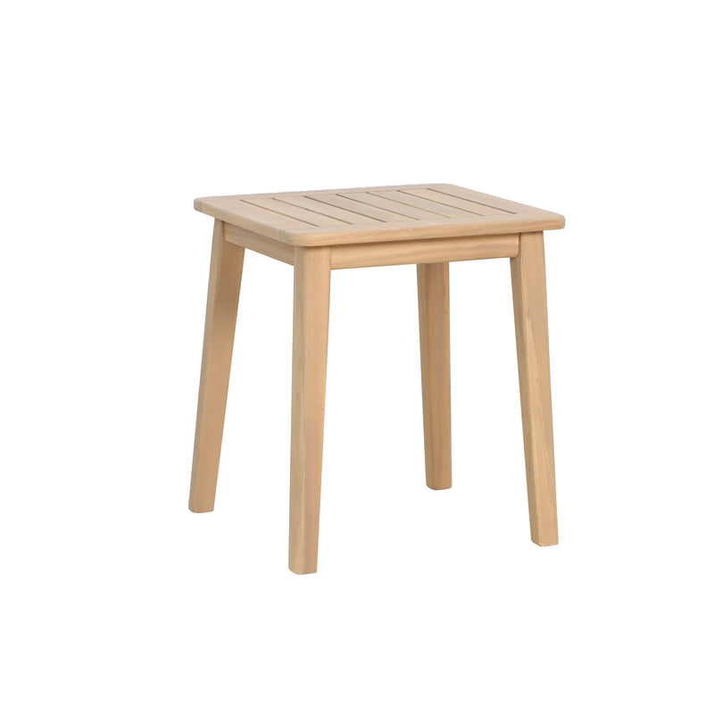 Cargue la imagen en el visor de la galería, Set Freeport 2+1 en madera color natural + mesa bistro Eloise 45x45 - FREE-ELO
