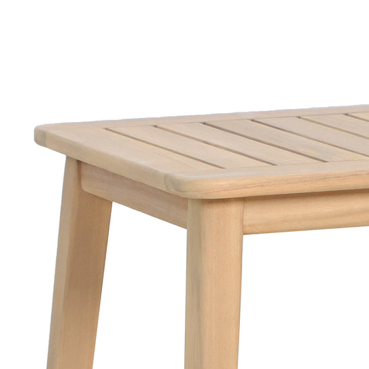 Set Freeport 2+1 en madera color natural + mesa bistro Eloise 45x45 - FREE-ELO