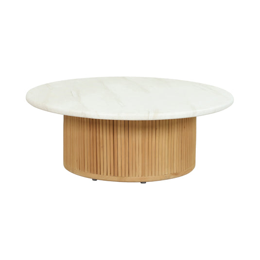 Coffee table dia. 90cm Hazel in Hazelnut wood - HUC2867