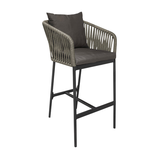 Kami High Bow Chair for Outdoor and Indoor Color-Gray 