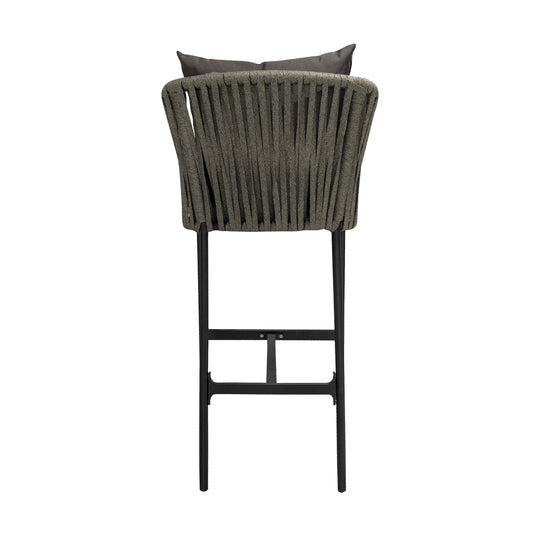 Kami High Bow Chair for Outdoor and Indoor Color-Gray 