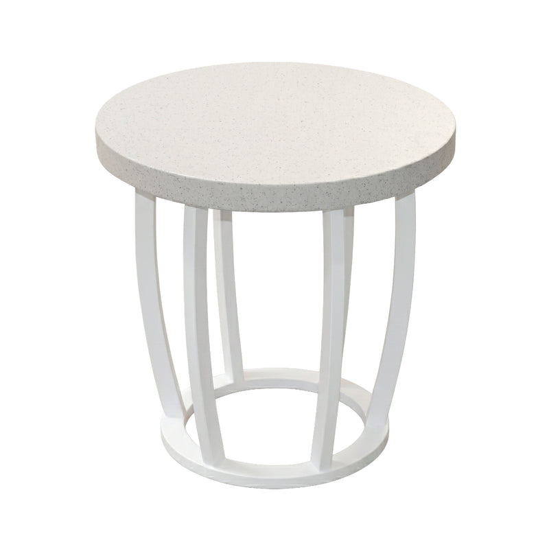 Cargue la imagen en el visor de la galería, Mesa color blanco KAROLYNA BISTRO D.50cms - 75762

