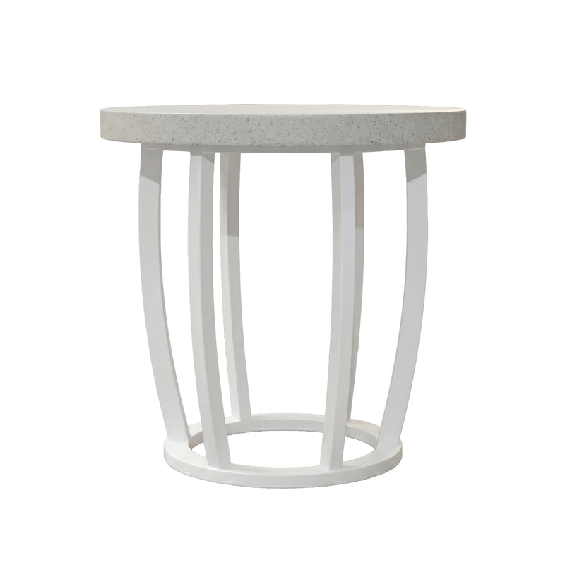 Cargue la imagen en el visor de la galería, Mesa color blanco KAROLYNA BISTRO D.50cms - 75762
