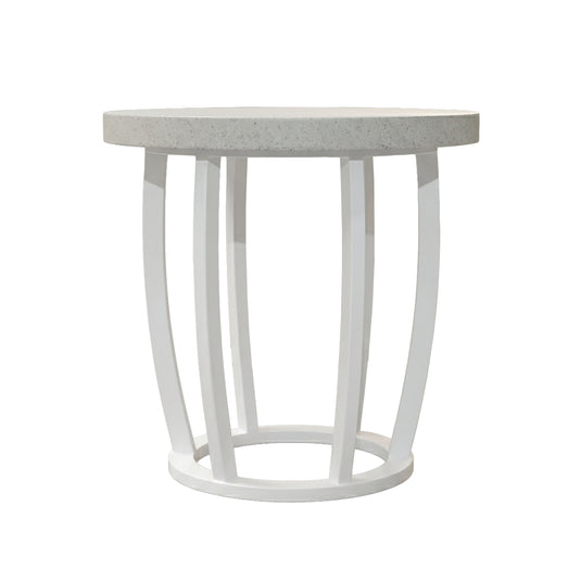 Mesa color blanco KAROLYNA BISTRO D.50cms - 75762