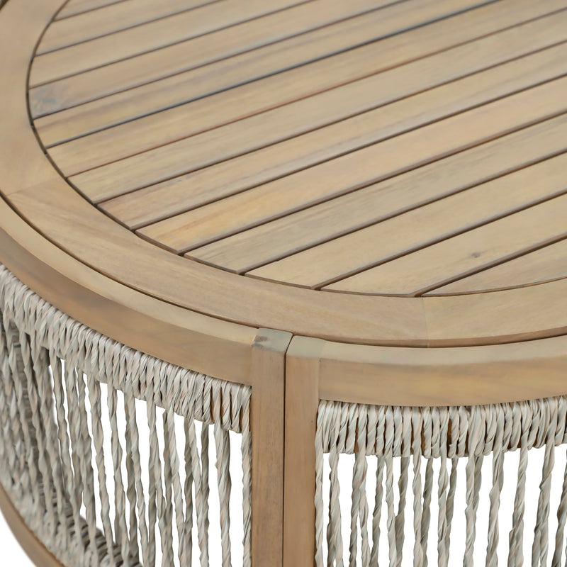 Cargue la imagen en el visor de la galería, Set doble Kava color natural - HUC40848-DOB
