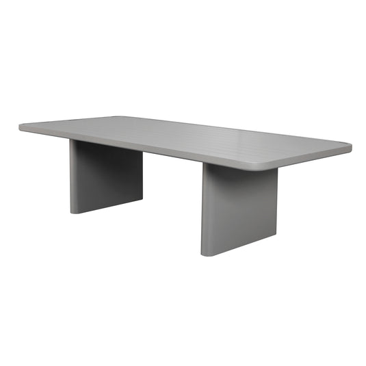 Mesa de comedor rectangular Lion 2.6 M color gris - STD19912-CHA-LI