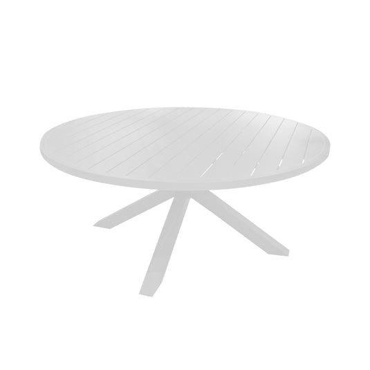 Comedor Redondo Matzo 1.8 M  + 6 sillas Mayfair color Blanco