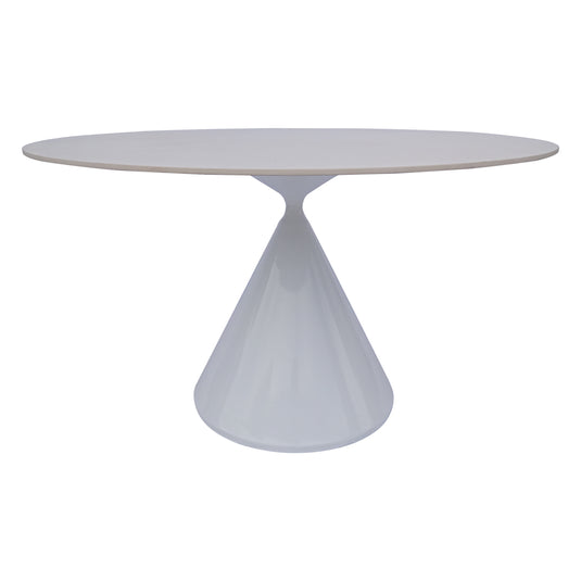 Comedor Xambe blanca 1.3 M + 4 sillas BD56CR crema