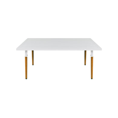 Mesa de Centro de Aluminio Color Blanco BELINAS 1.1 M - 10-01-WH