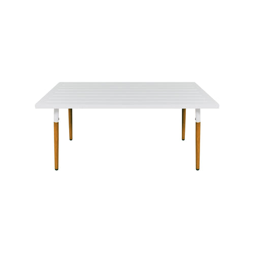 Mesa de Centro de Aluminio Color Blanco BELINAS 1.1 M - 10-01-WH