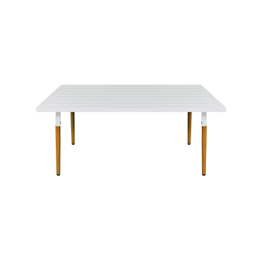 Mesa de Centro de Aluminio Color Blanco BELINAS 1.1 M - 10-01-WH