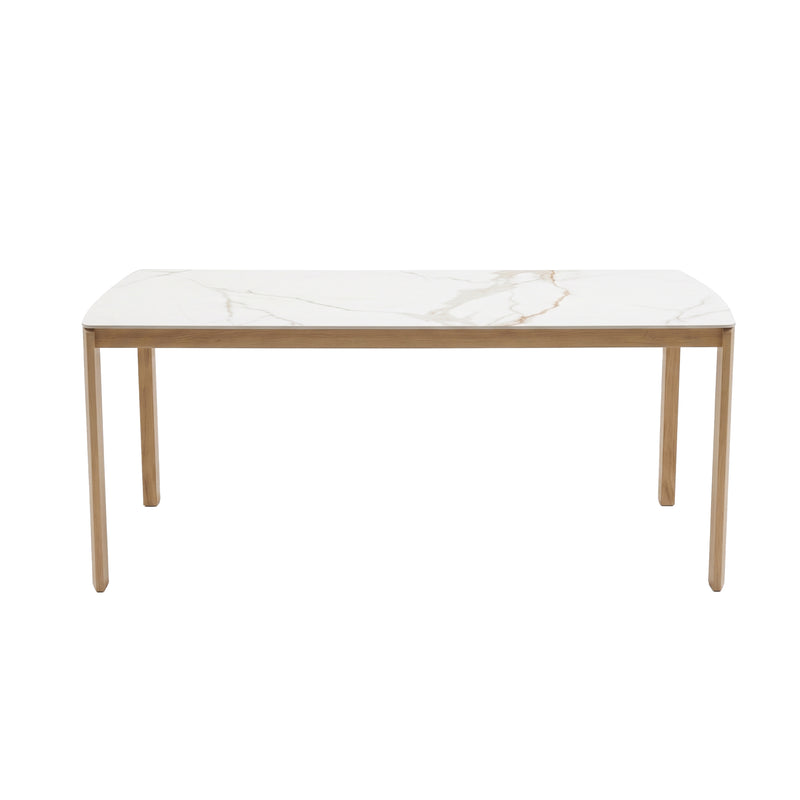 Load image into Gallery viewer, Mesa de comedor para exterior Roni 2.2M color natural - GL3AE-39865-19
