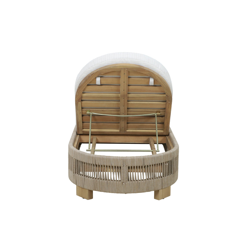 Cargue la imagen en el visor de la galería, Camastro de madera Niagara color natural - HUC26275
