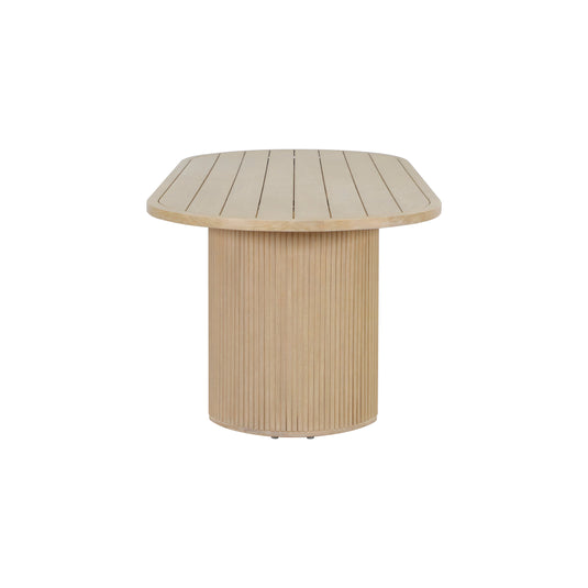 Comedor Olympe 2.2M + 8 sillas Hilton black - HUC29125 / GLA-6313410KD-BLK
