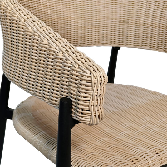 Comedor Olympe 2.2M + 8 sillas Hilton black - HUC29125 / GLA-6313410KD-BLK