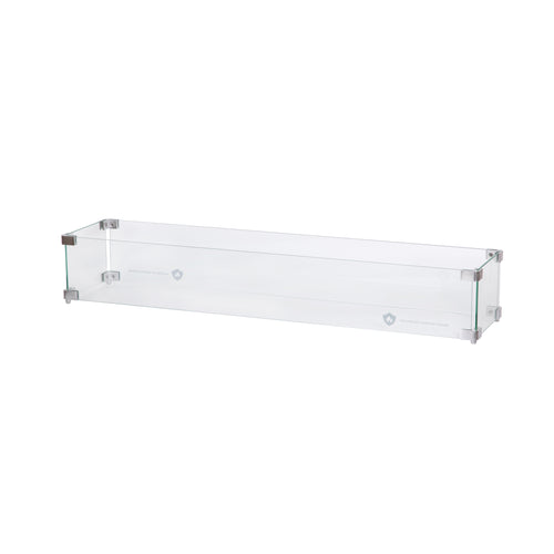 Parabrisas para fogata de vidrio rectangular - M130500360