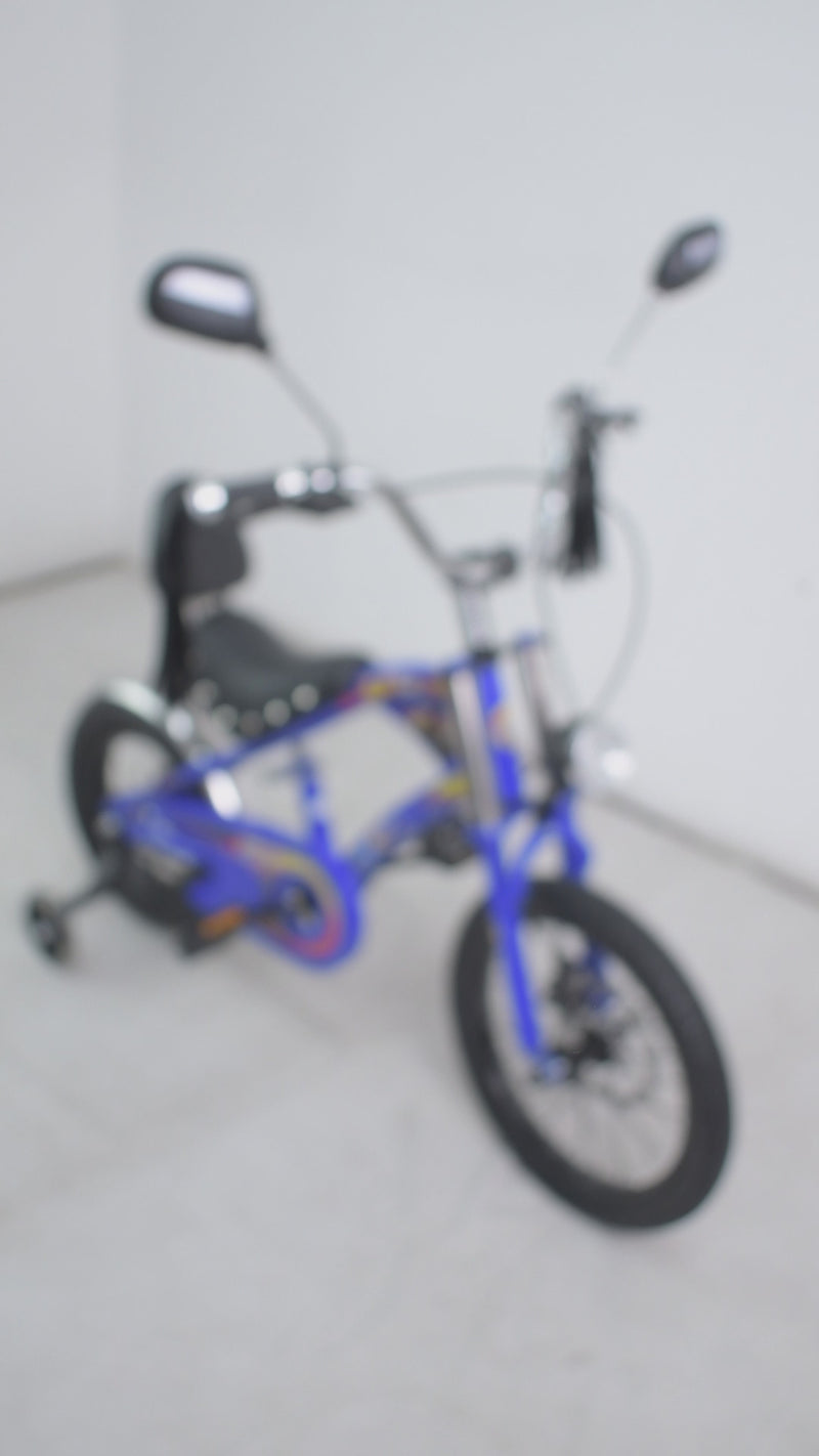 Cargar y reproducir video en Gallery Viewer, Bicicleta Infantil de 16&quot; JQ22-16color Azul- JQ2216-AZ
