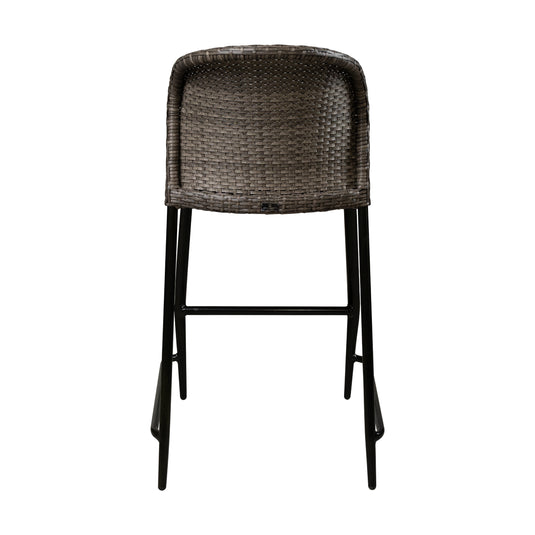 Silla alta para exterior e interior Shangrila color Gris - GLA6000916