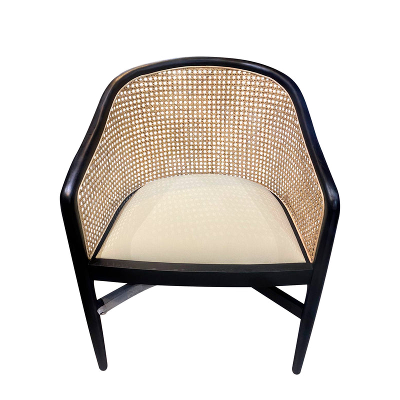 Cargue la imagen en el visor de la galería, Silla para interior Danisa color natural con negro - 124442
