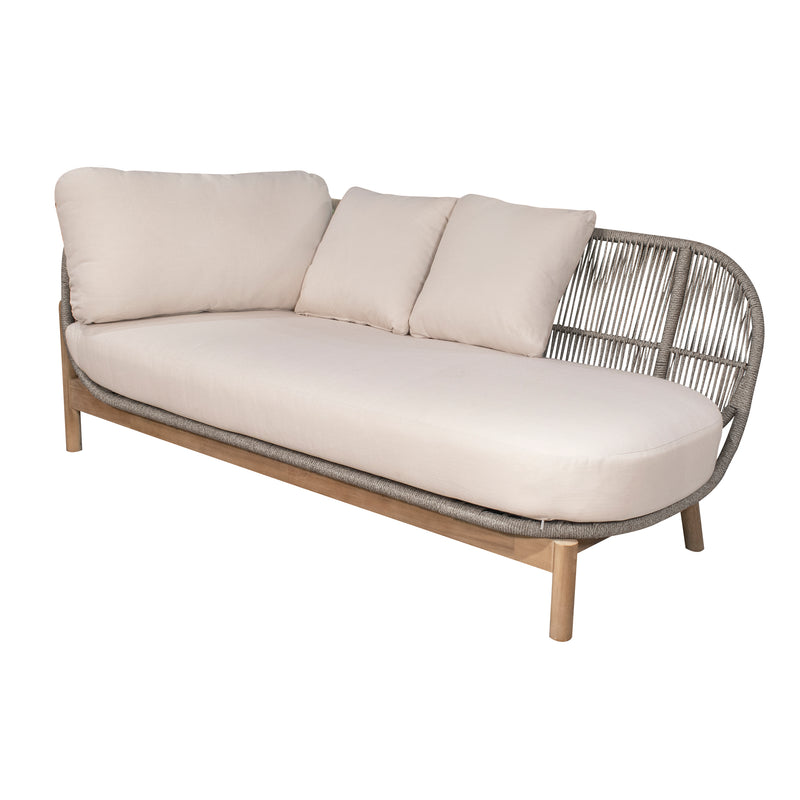 Cargue la imagen en el visor de la galería, Sofa  para Exterior e Interior TALARA CHAISE color Gris - HUC257741-GR
