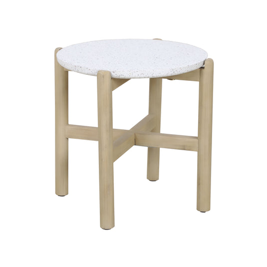 Set  para Exterior e Interior  de Madera Acacia  Color  Blanco TALARA BISTRO-6216869180