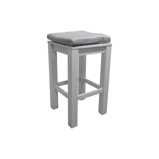 Comedor alto Clay 1.5 M+ 4 bancos Waterfall, color blanco - CL-WAWH